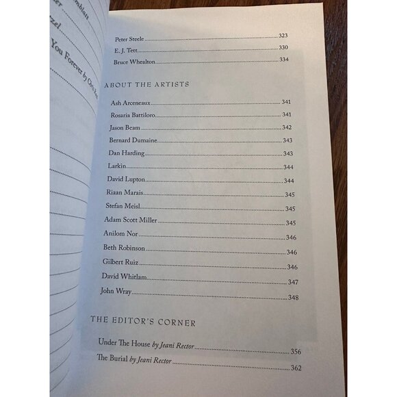 Twice the terror. The Horror Zine. Volume two. Edited by Jeani Rector. Paperback - Picture 5 of 5